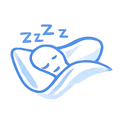 duerme con la cabeza levantada